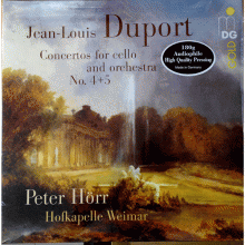 피터 회르 / 장-루이 뒤포르: 첼로 협주곡 4, 5번 ; Peter Horr / Jean Louis Duport: Cello Concertos No.4, 5 (180g LP)