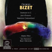 마틴 웨스트 / 비제: 교향곡 C장조, 아이들의 놀이, 크로마틱 변주곡 ; San Francisco Ballet Orchestra & Martin West / BIZET: Symphony In C (HDCD)