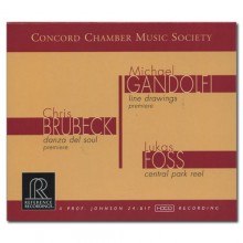 콩코드 챔버 뮤직 소싸이어티 ; Concord Chamber Music Society / Brubeck, Gandolfi, Foss (HDCD)