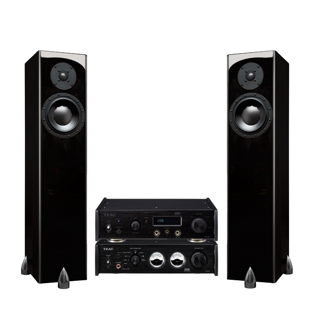 티악 AI-503 + 티악 UD-505 + 토템 포레스트 시그니처 / TEAC AI-503 + TEAC UD-505 + TOTEM Forest Signature