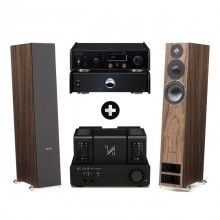 쿼드 QII 클래식 인티 + 티악 UD-505 + 티악 CG-10M + PMC 트웬티파이브 26 / QUAD QII Classic Integrated Amp + TEAC UD-505 + TEAC CG-10M + PMC Twenty5 26